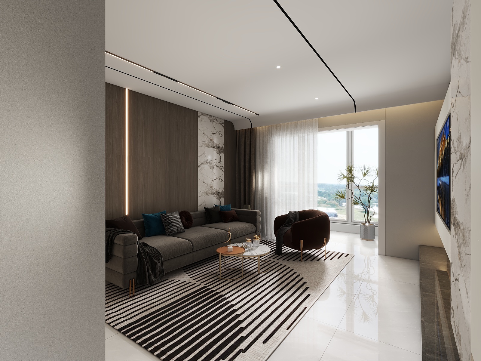 王永阔-87㎡2室-装修设计方案