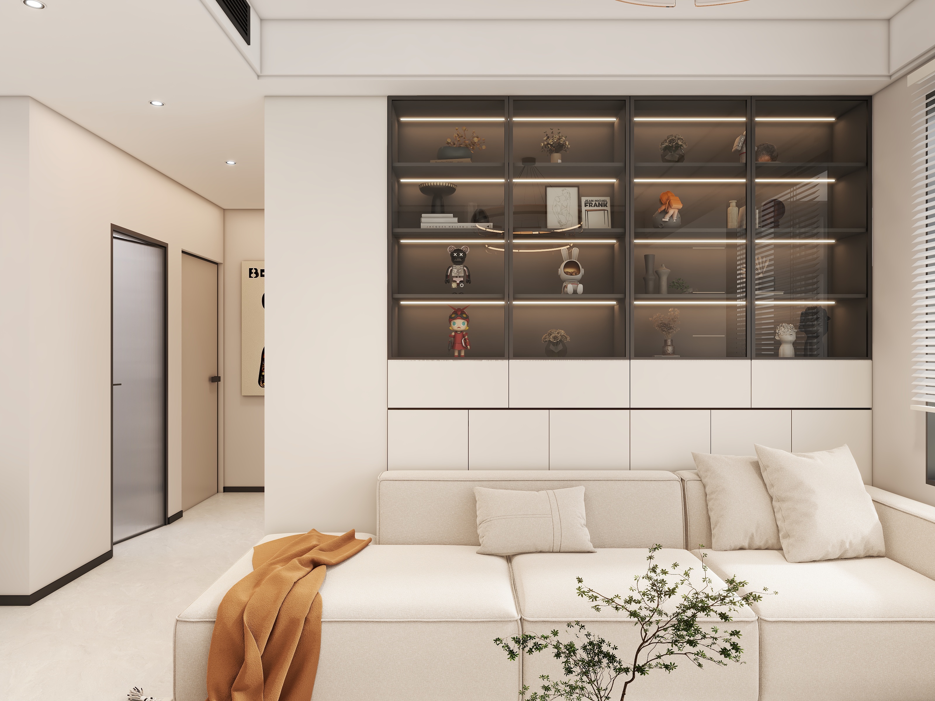 靖绵绵-洋房84m²三室两厅现代简约-装修设计方案