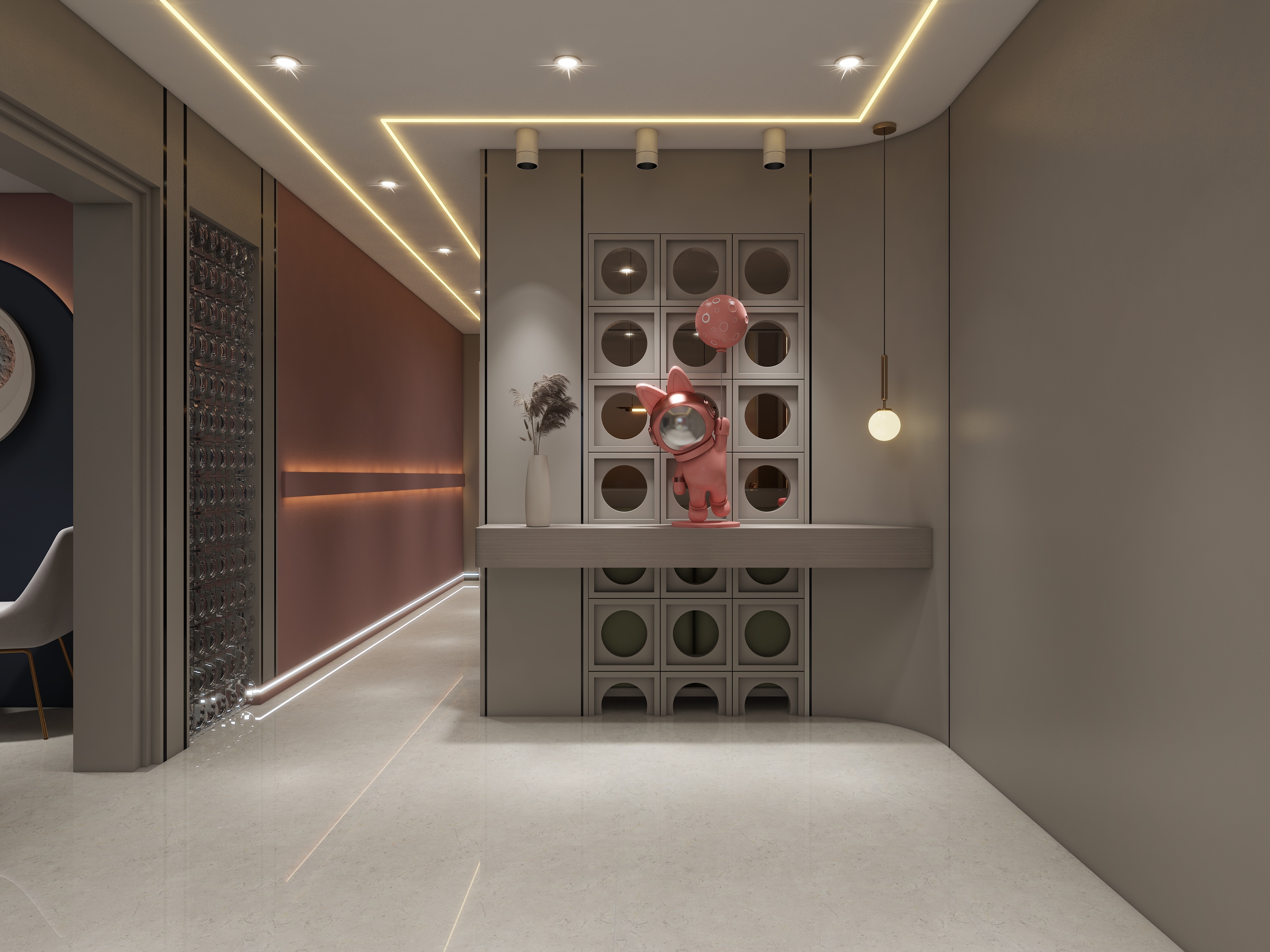 蛟河晟辉装饰设计工作室-咖啡西餐厅，现代简约58㎡-装修设计方案