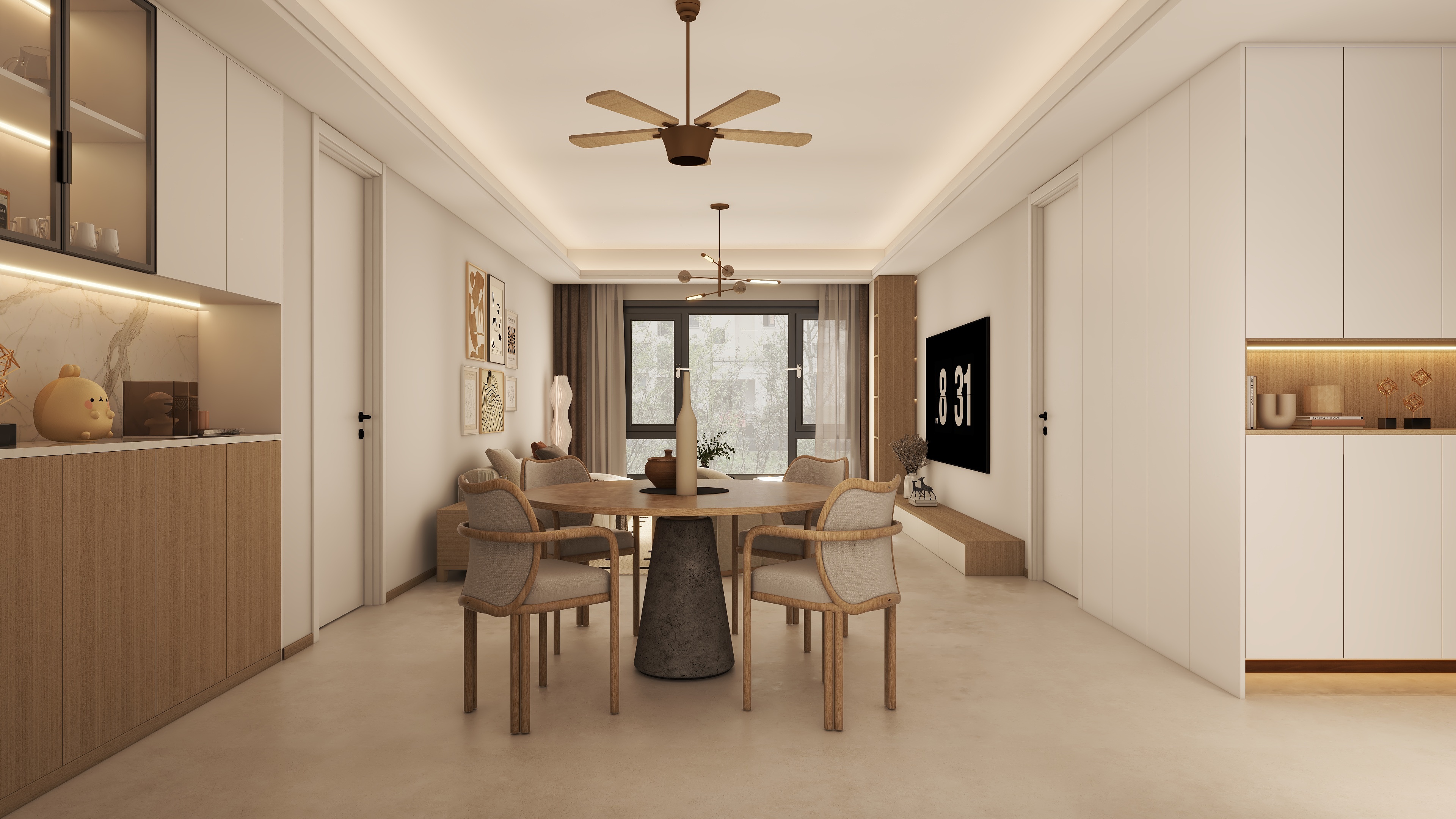 沐光|知行视觉设计工作室-阿东-峯启未来装修效果图