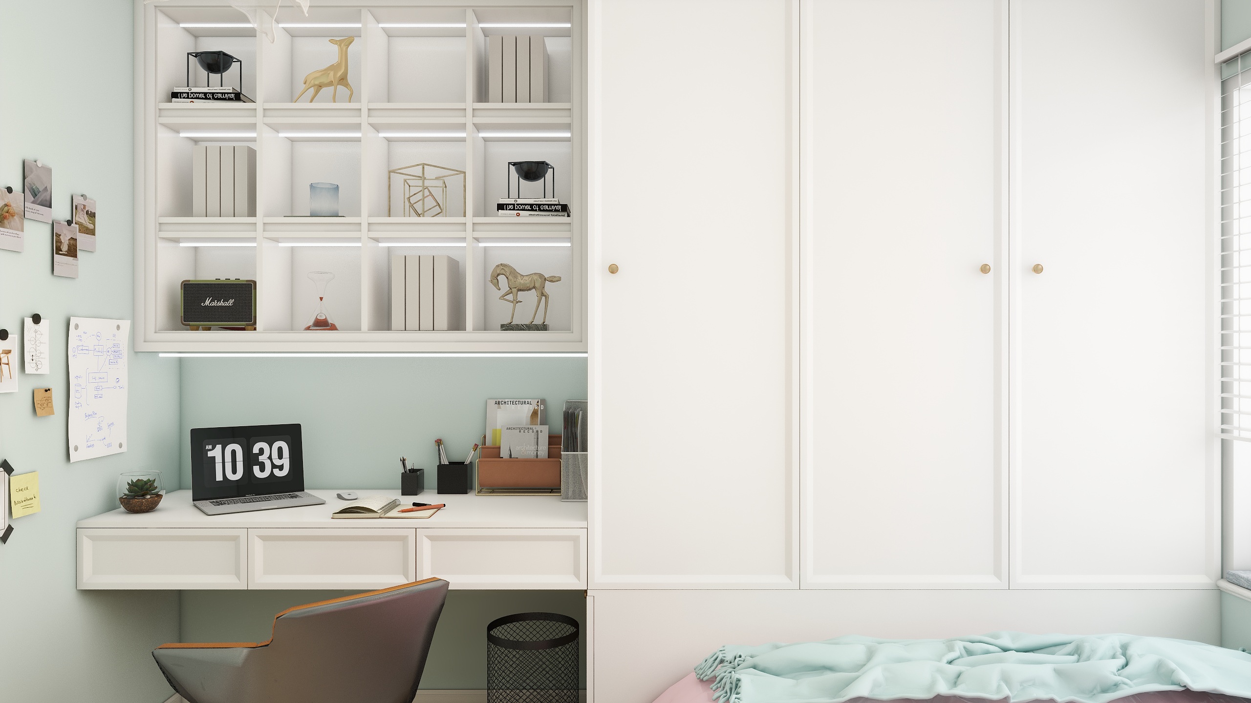 王.兵-美式奶油-装修设计方案