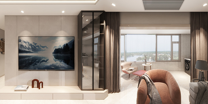 乐小酷-吾悦公馆105㎡3室-装修设计方案