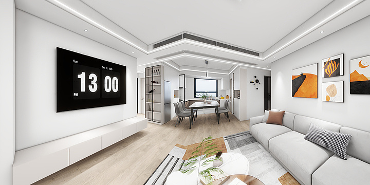 盛木装饰丨Song-珍宝岛127tu-装修设计方案