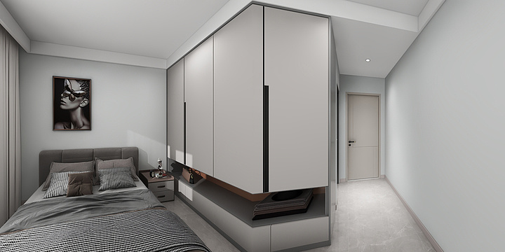 巴山夜雨kZAD-海河湾17-装修设计方案