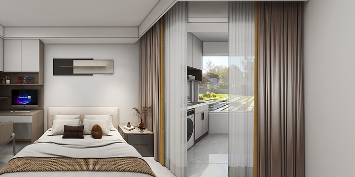 鹿邑品冠之家装饰工程有限公司-鹿邑大润城公寓-装修设计方案