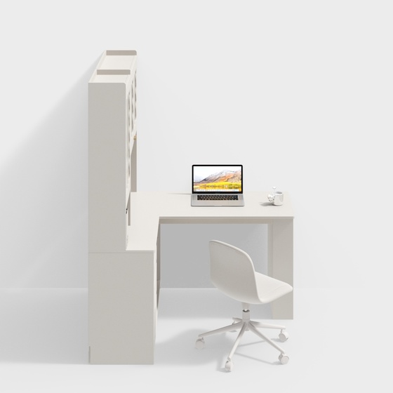 Modern desk and chair combination