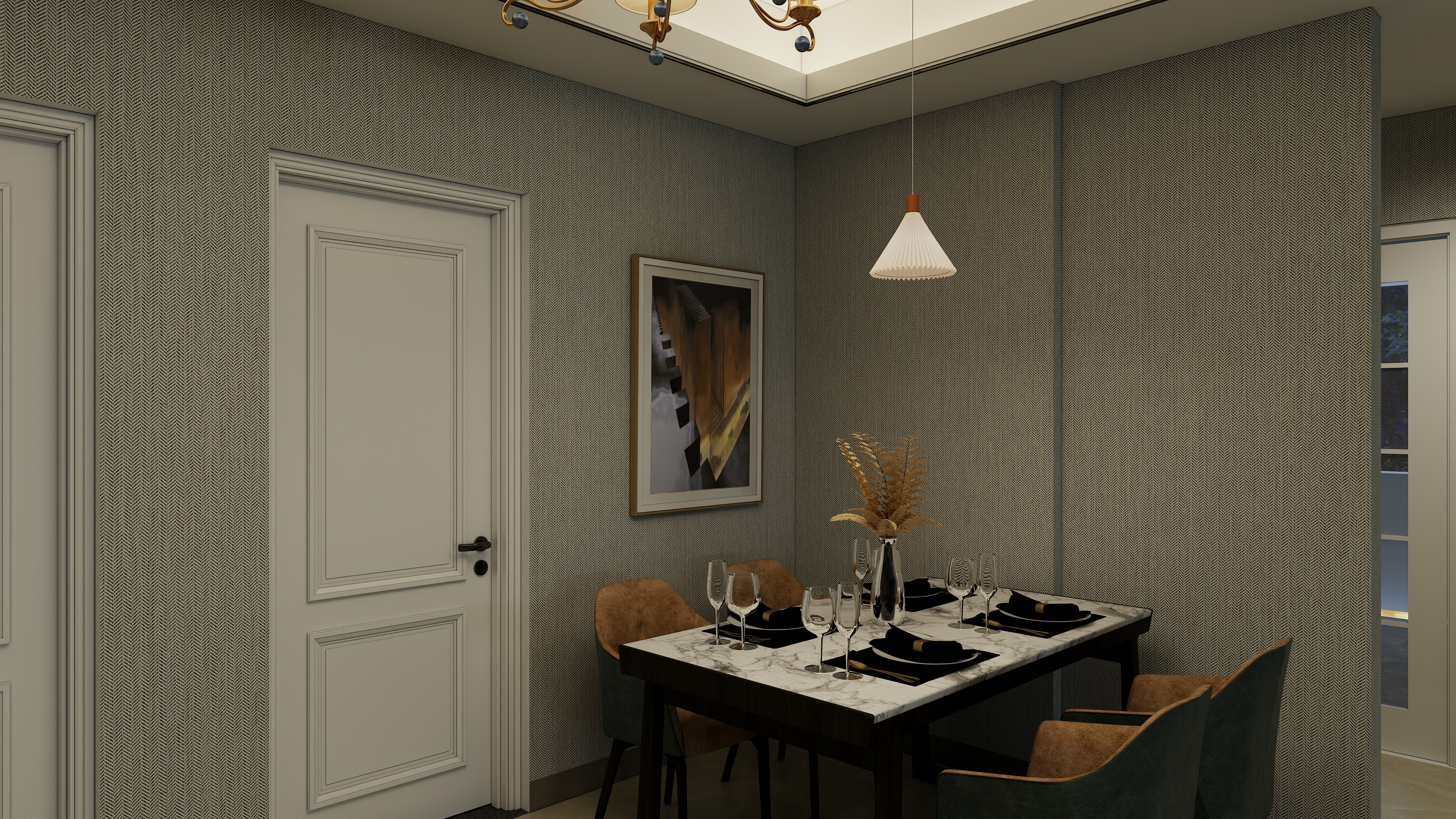 马德刚-远洋万和四季122㎡4室-装修设计方案