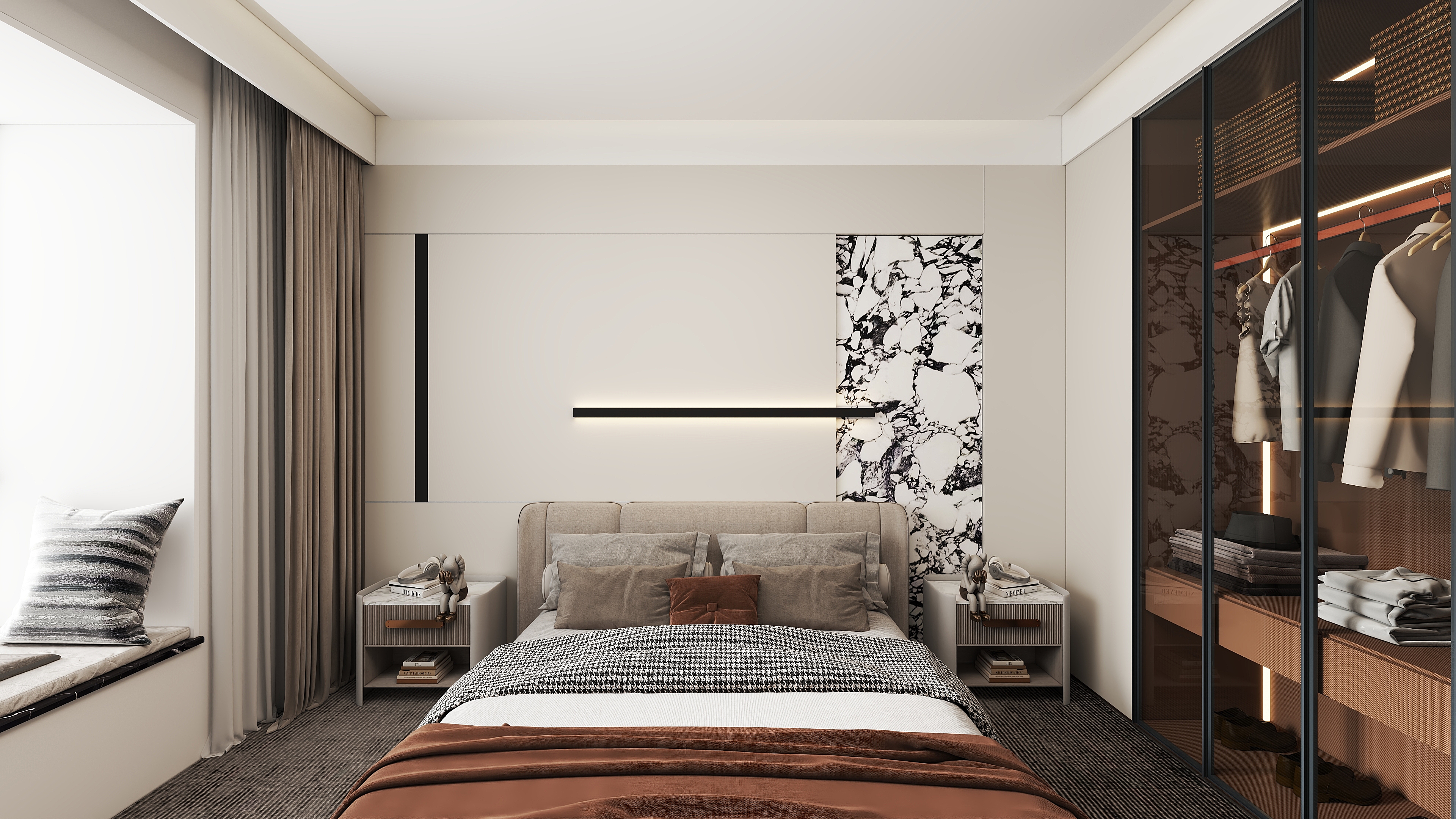 扶光设计-华侨城运河1283115㎡3室-装修设计方案