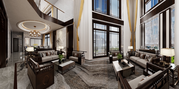 部门专用二-新中式-装修设计方案