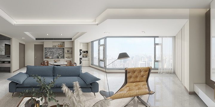 室内设计杨贞贞-城南之星雅园现代-装修设计方案