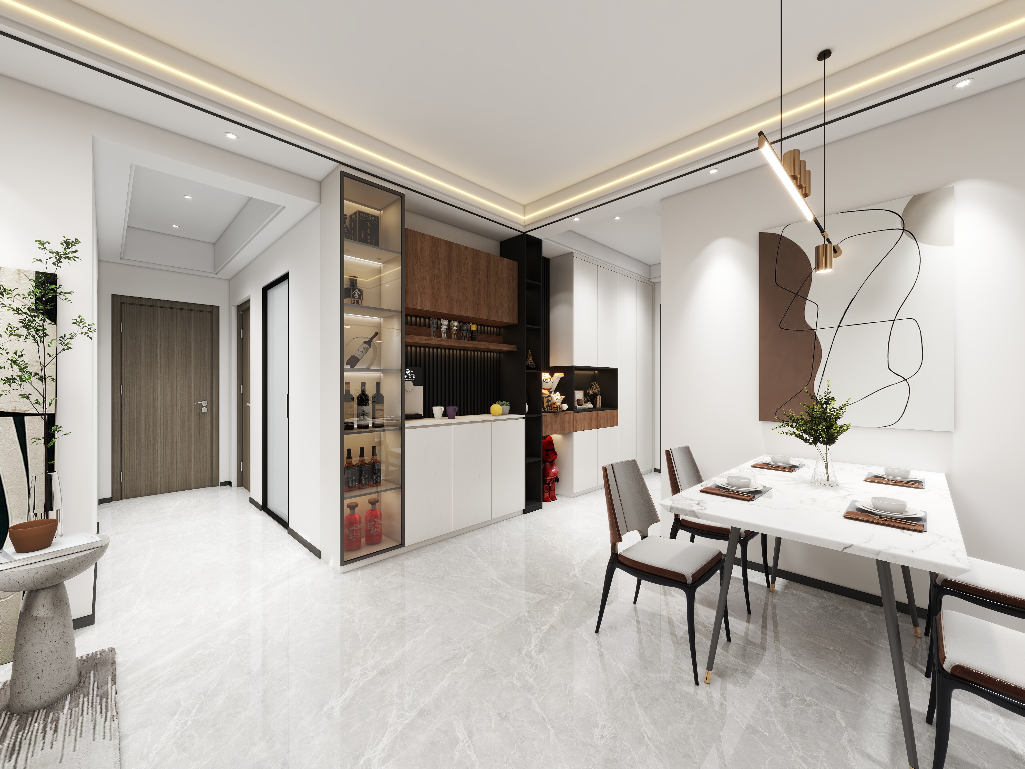 百艺空间装饰-建发和玺116方-装修设计方案