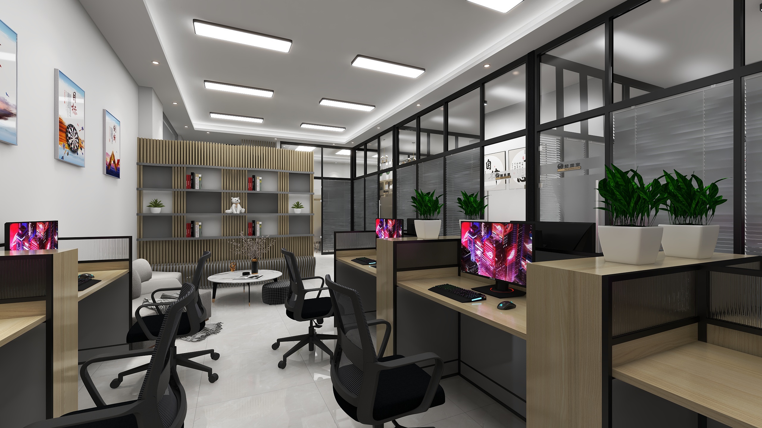 设计*效果图陈旺-办公空间-装修设计方案