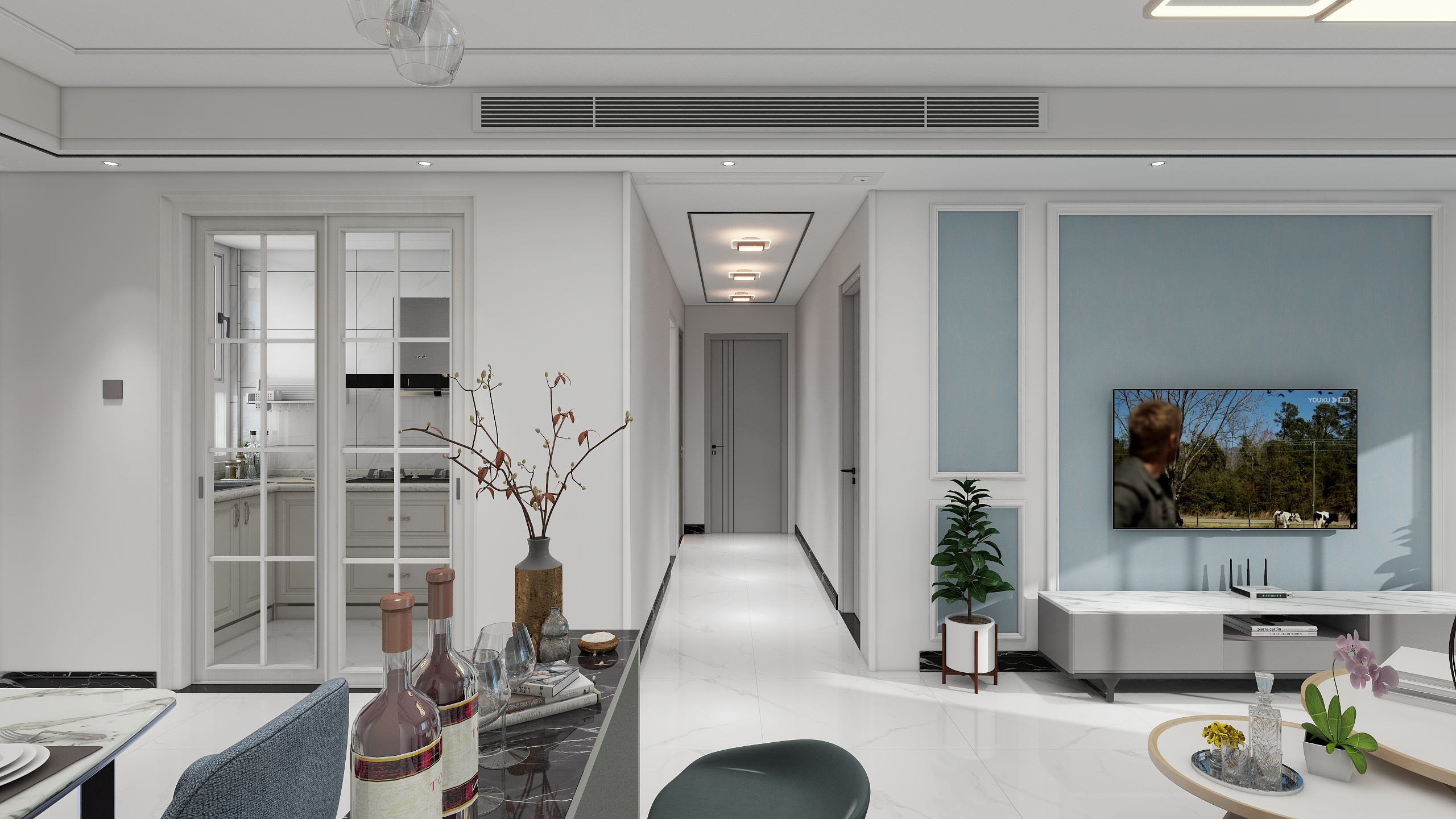 馨视界-125㎡2室-装修设计方案