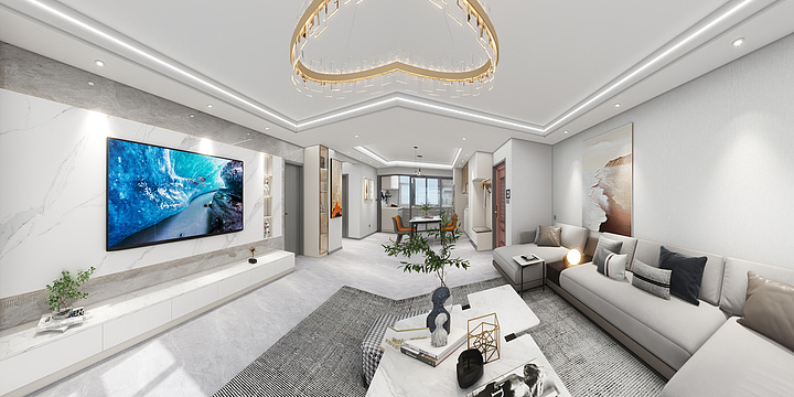 王治安-盛总全景图A-装修设计方案