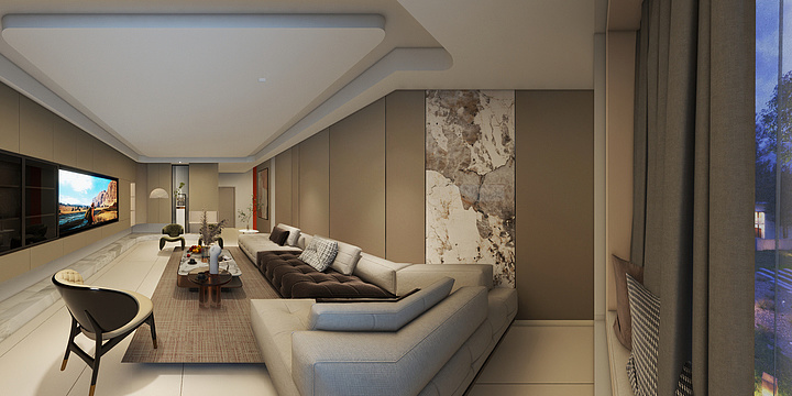 匠汇美学空间设计-水岸新天-装修设计方案