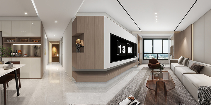 河南艺佳整装设计师徐梦瑶-越秀城艺佳整装现代风格13721413969-装修设计方案