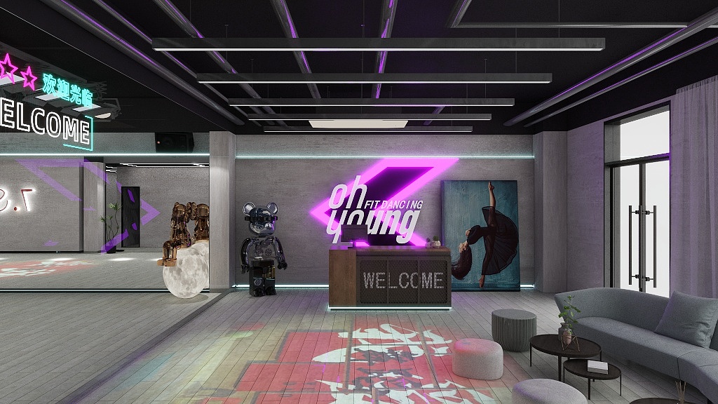 独木支厦-泉州·工业风·舞蹈室规划-装修设计方案