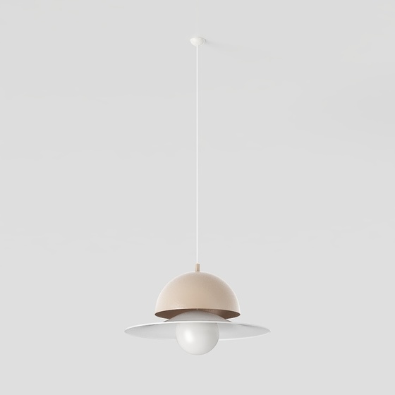 Modern FLOS white chandelier