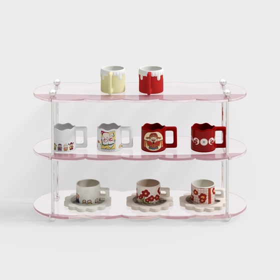 Modern cup storage rack