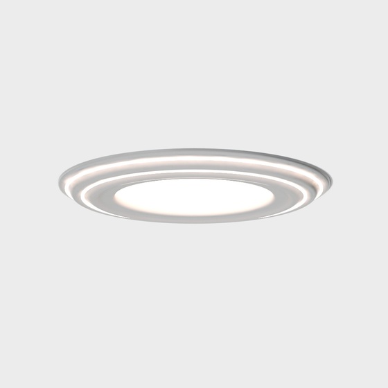 Modern geometric circular ceiling lights