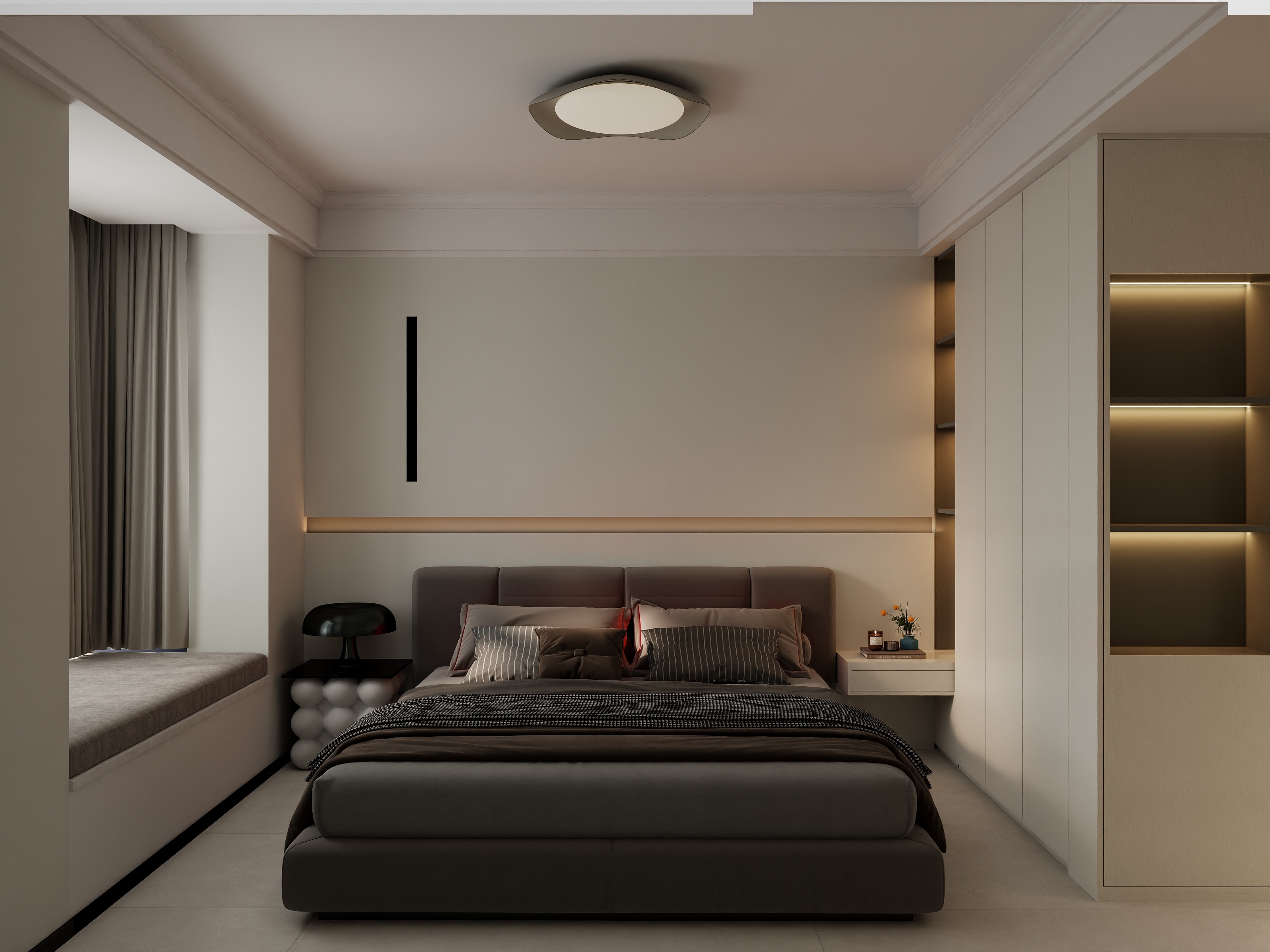 悟道设计-现代黑白灰-装修设计方案