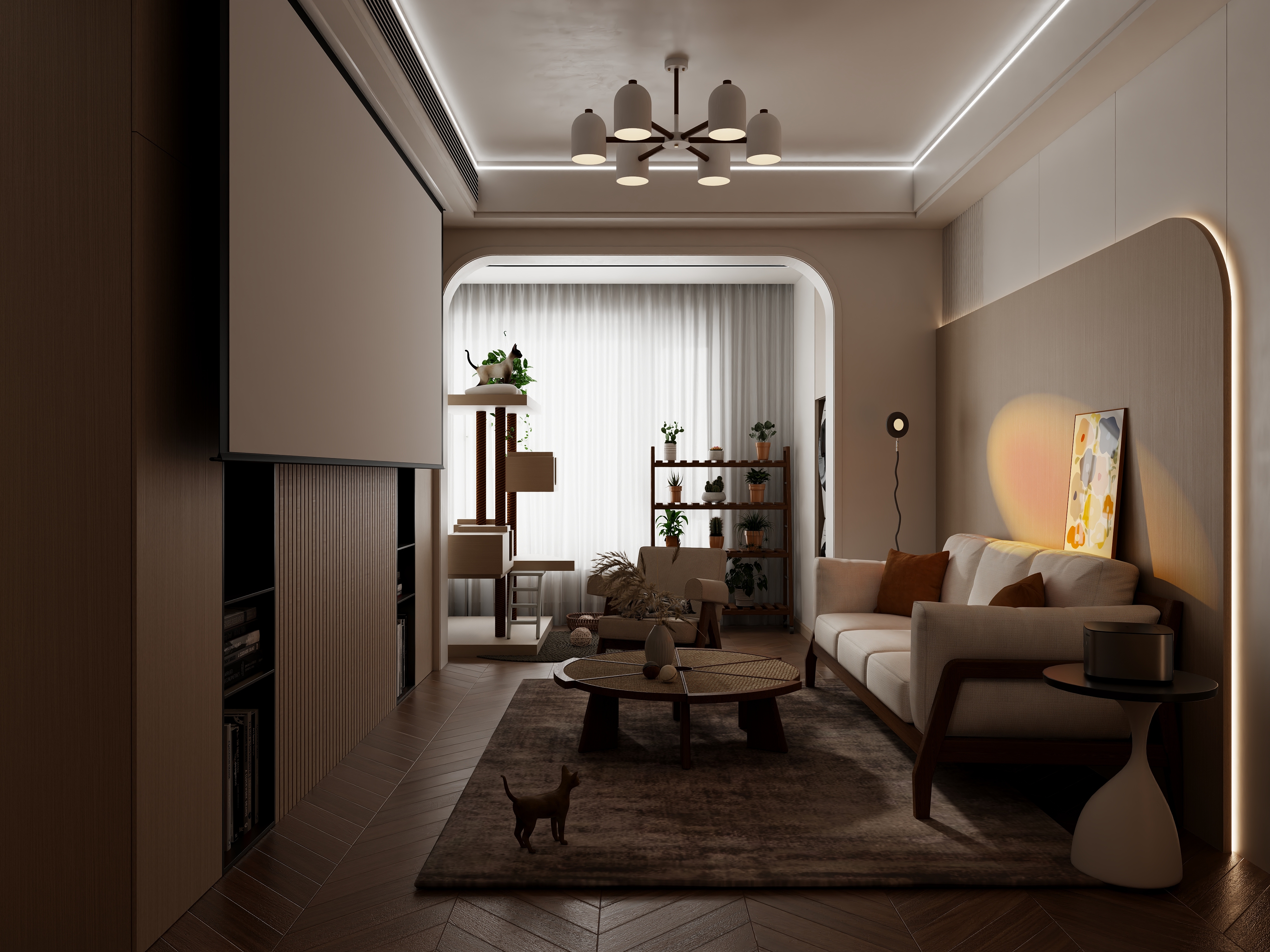 解秀意51-硬装专业等级考核户型-副本-装修设计方案