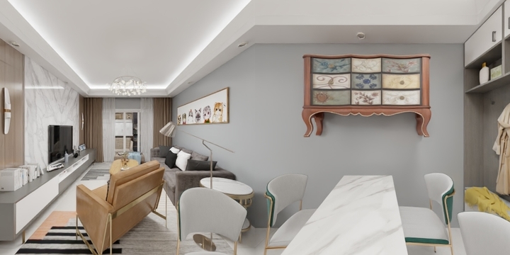 瑶步可及-硬装专业等级考核户型-副本-装修设计方案