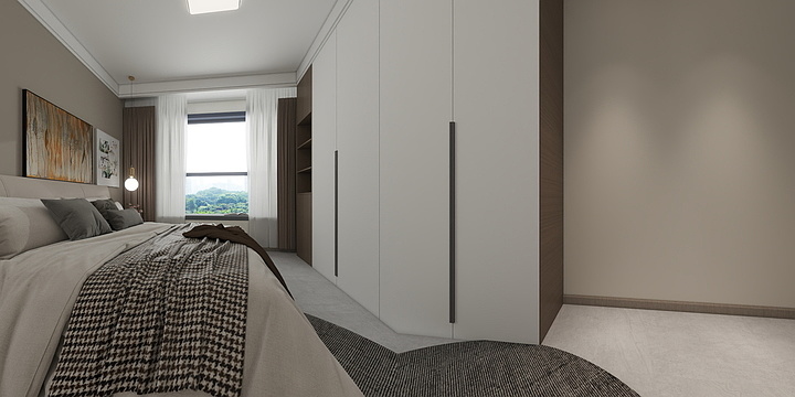 简安设计-中博李老师-主卧-装修设计方案