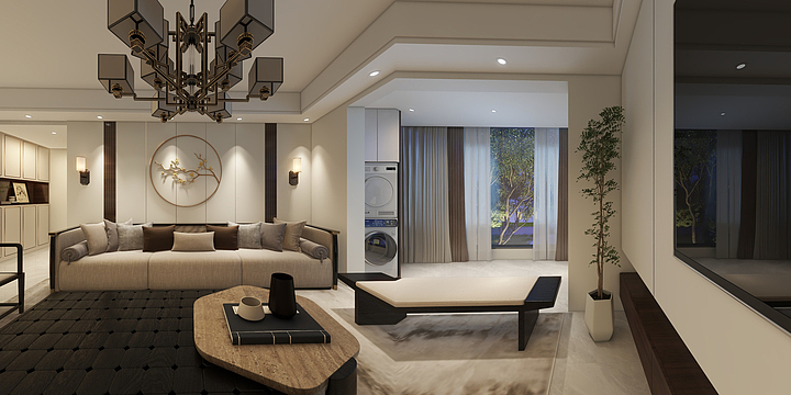 LXTDESIGN-建业2号楼101-装修设计方案