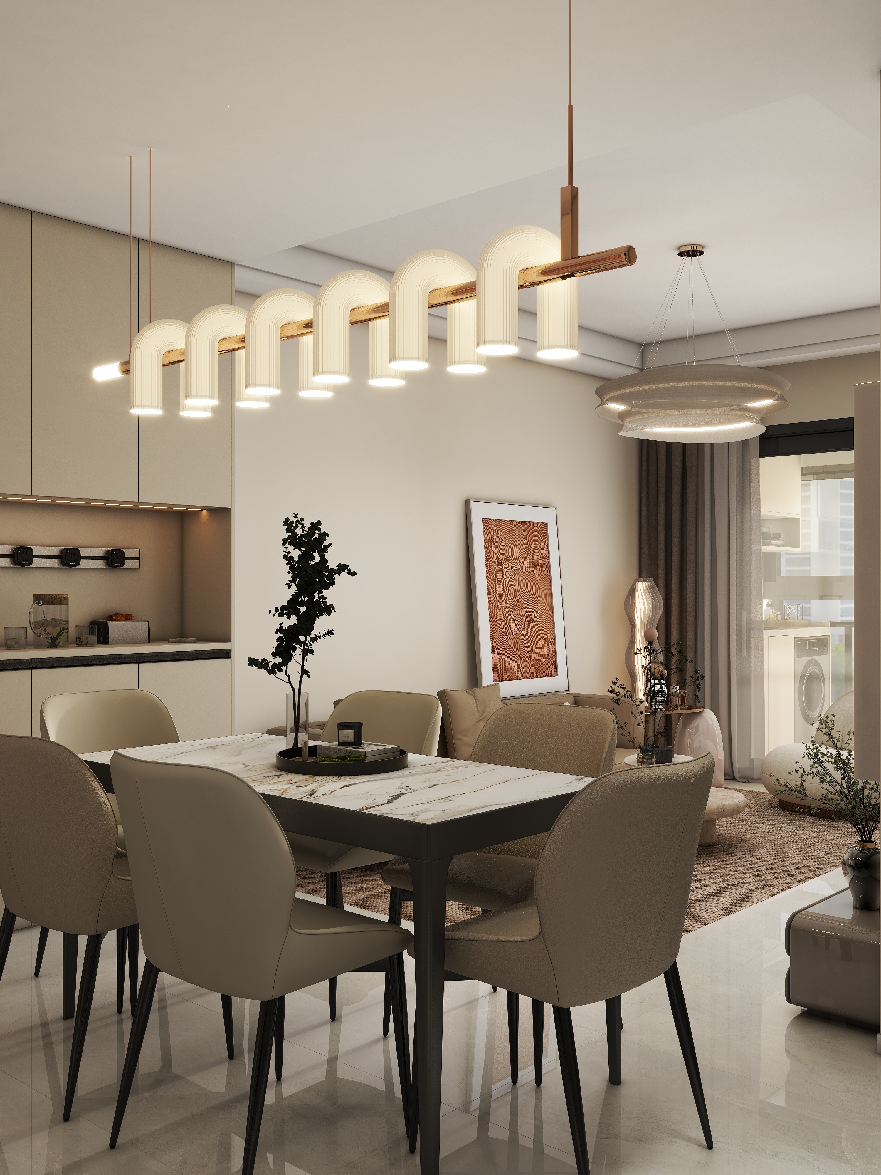 Zoe扶俞-现代奶油风-装修设计方案