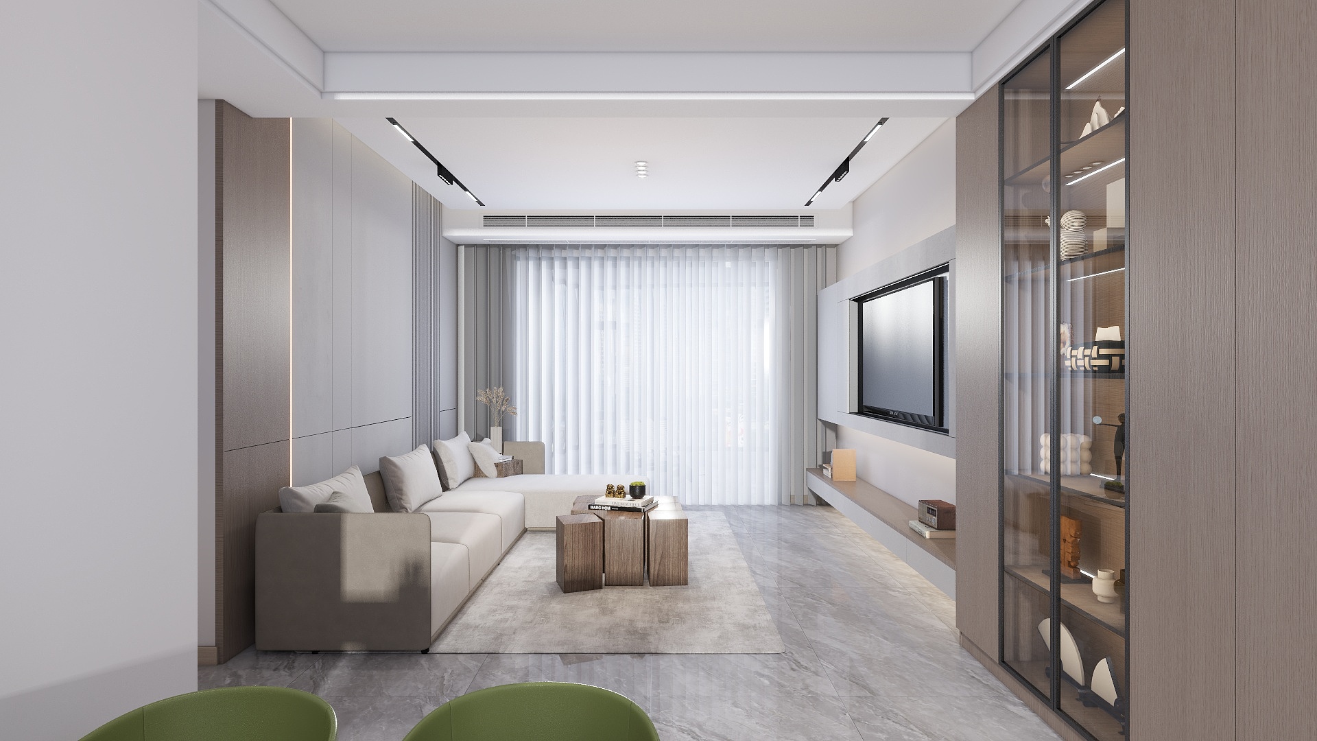 刘安明-西湖别院改吊顶柜子位置-装修设计方案