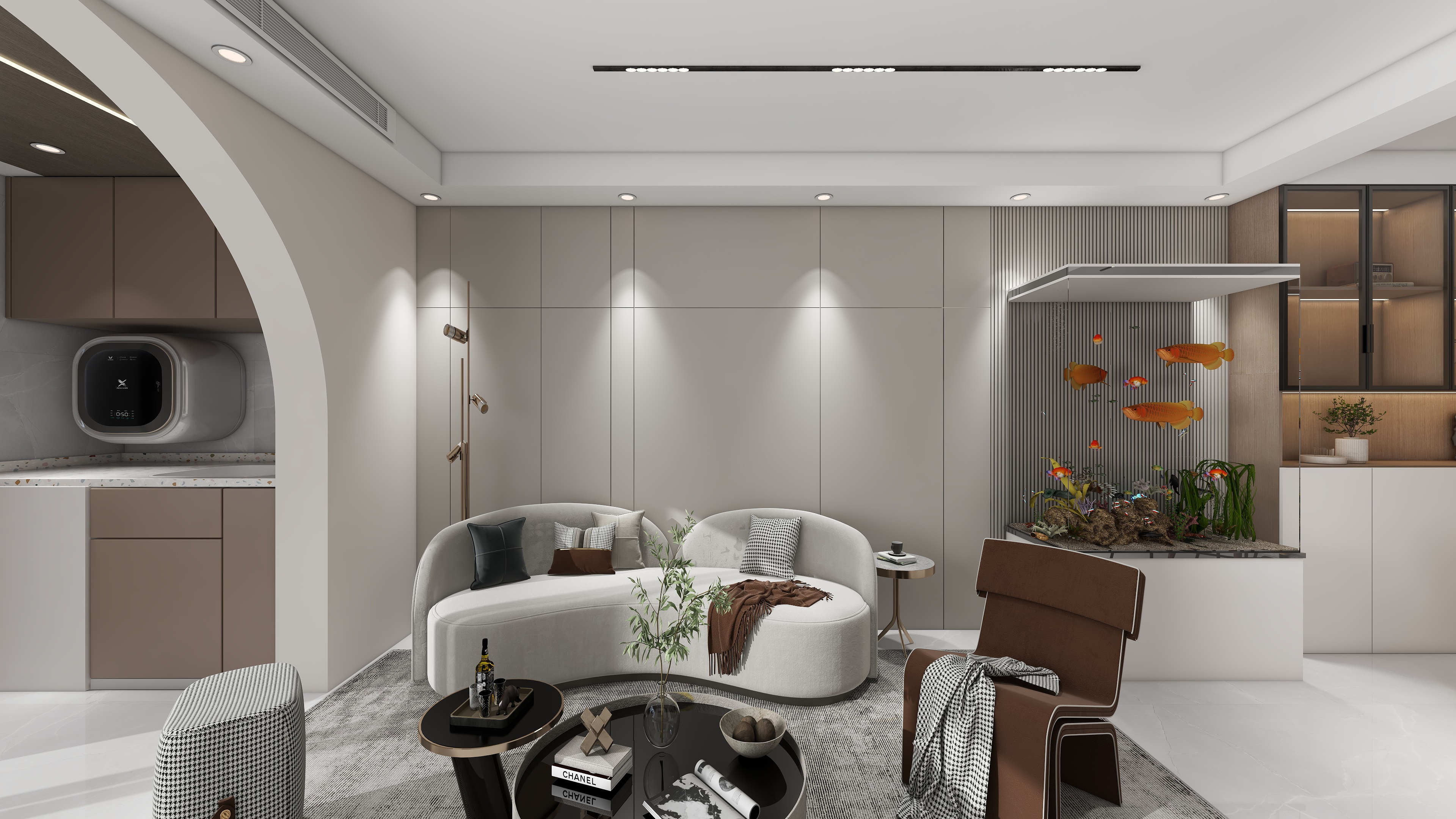 梦越室内设计-金沙国安城109㎡3室-装修设计方案