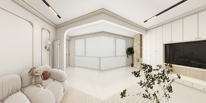 慕白..-法式奶油 -装修设计方案