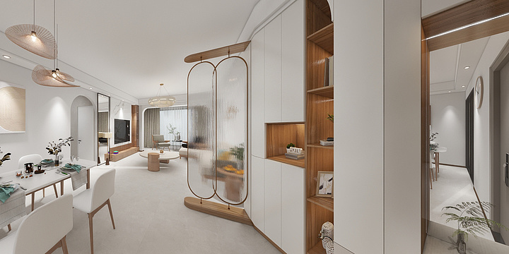 靓家居丨靑杨Design-中央城天鸿A501-装修设计方案