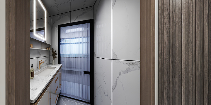 全案设计者-印江涂姐自建房二楼-装修设计方案