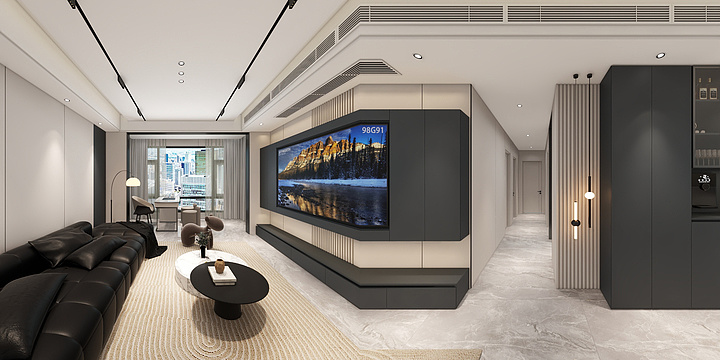 一口口口一-华亨花园5-1602意式轻奢-副本-装修设计方案