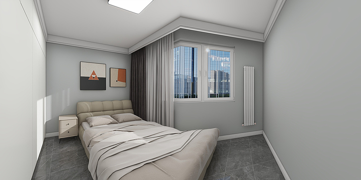 zgz111-育新花园西里9-2-1302厨房方案一-装修设计方案