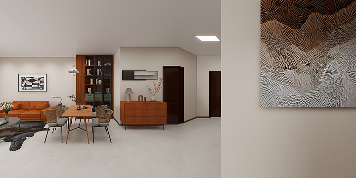 浇水-96方户型-装修设计方案