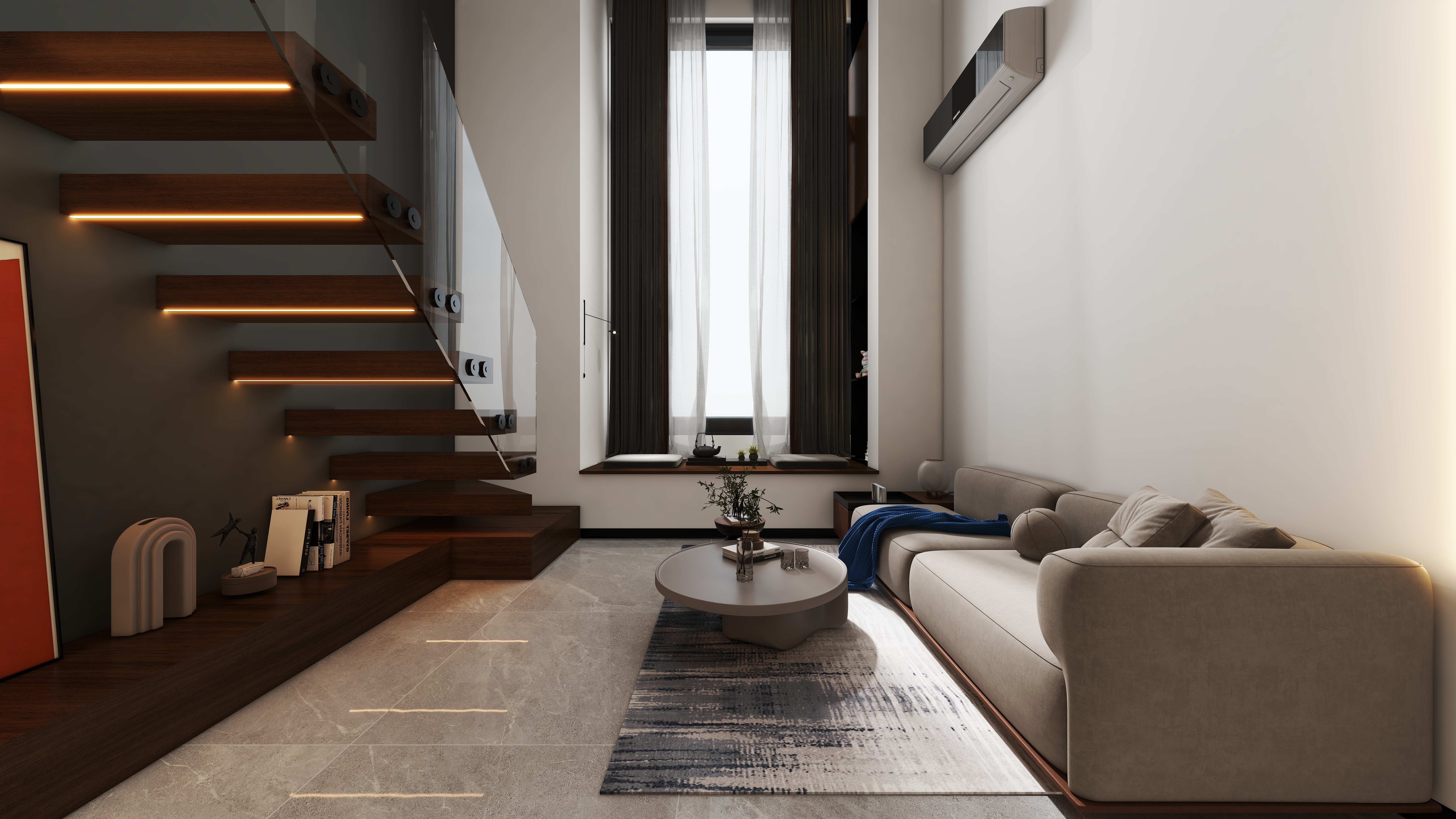 上海华锋国际设计工作室李锋-现代风格，公寓loft,-装修设计方案