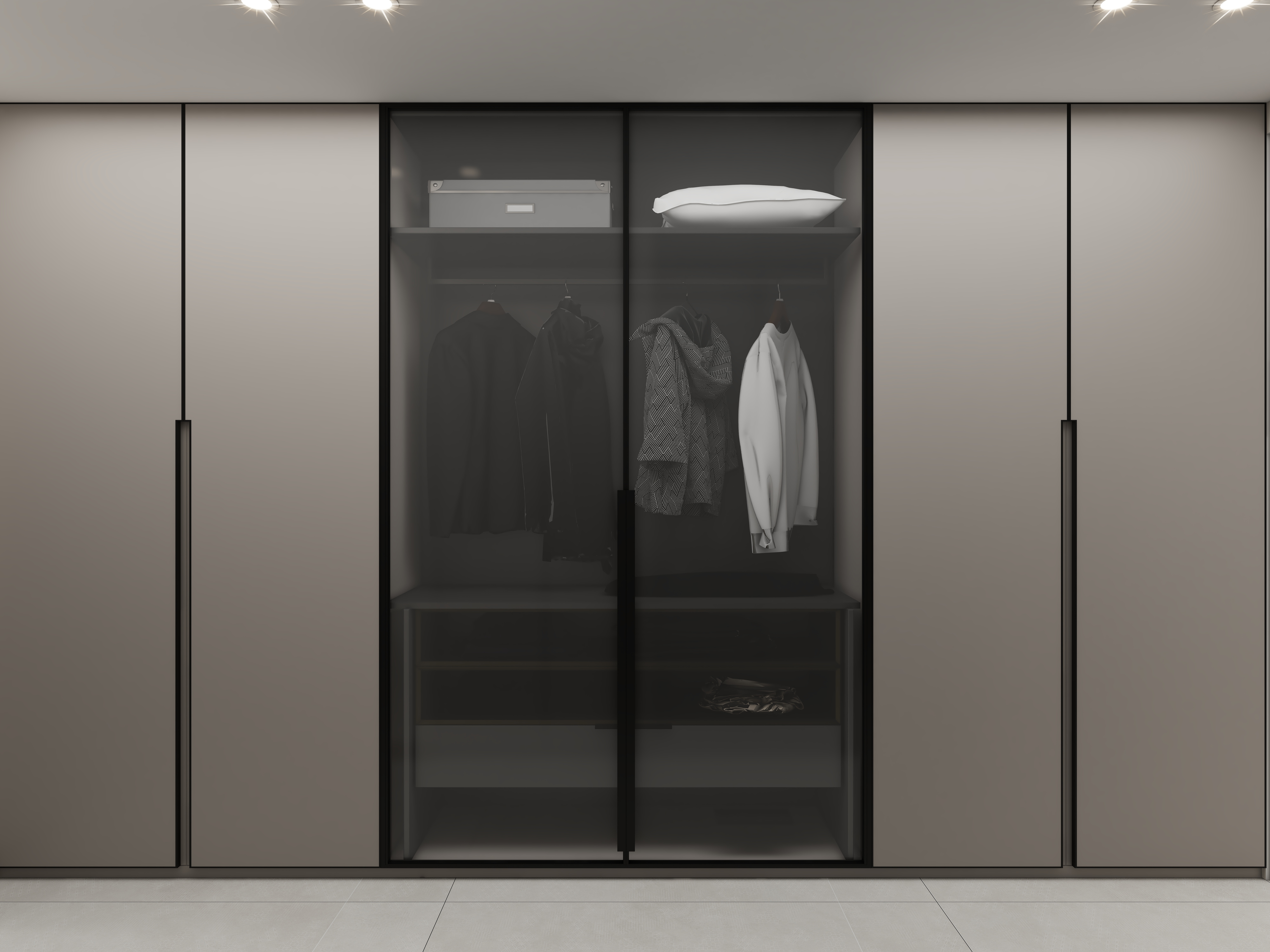 壹诺设计工作室-138㎡4室-现代简约装修效果图