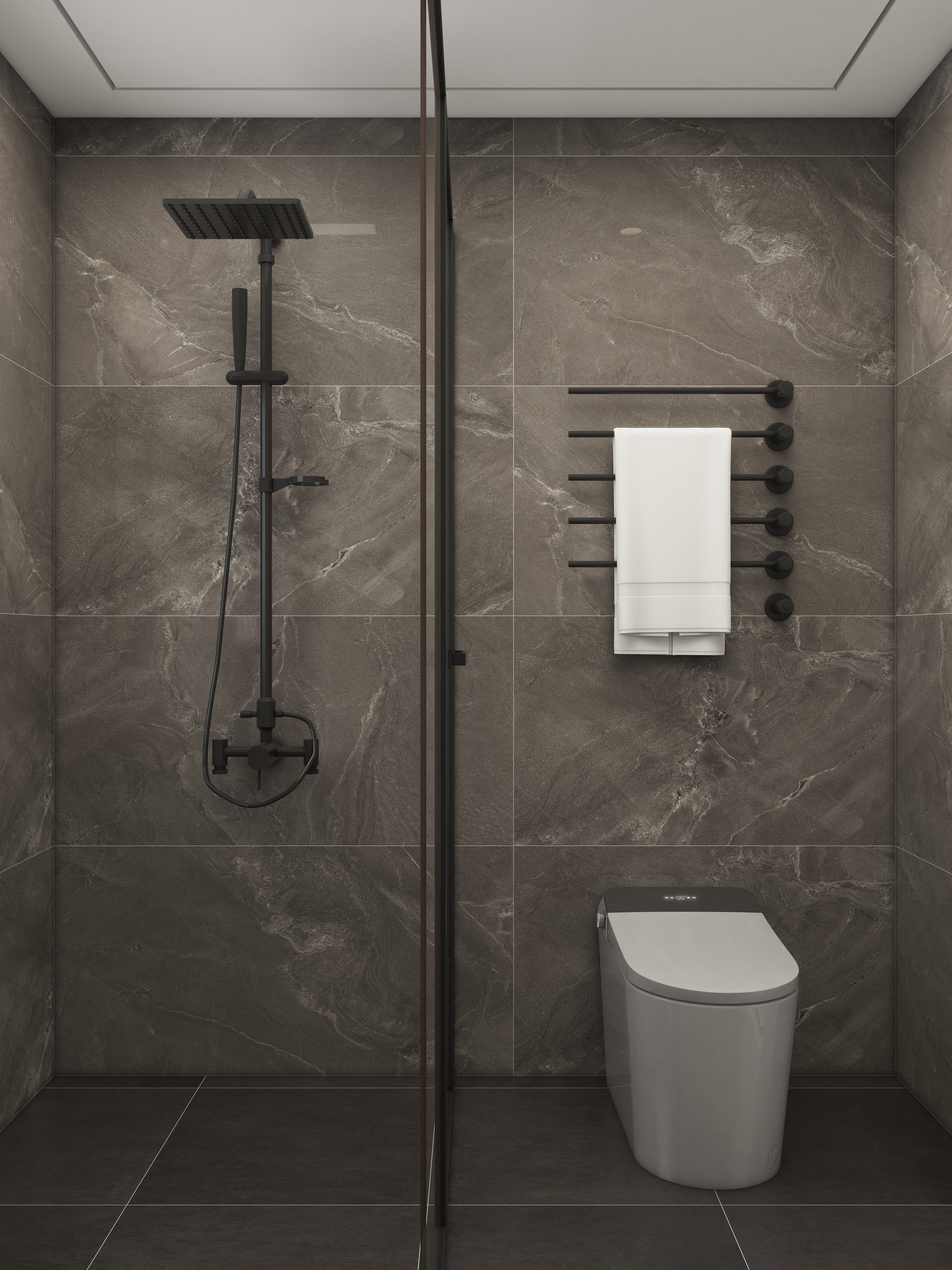 壹诺设计工作室-125㎡3室-现代简约装修效果图