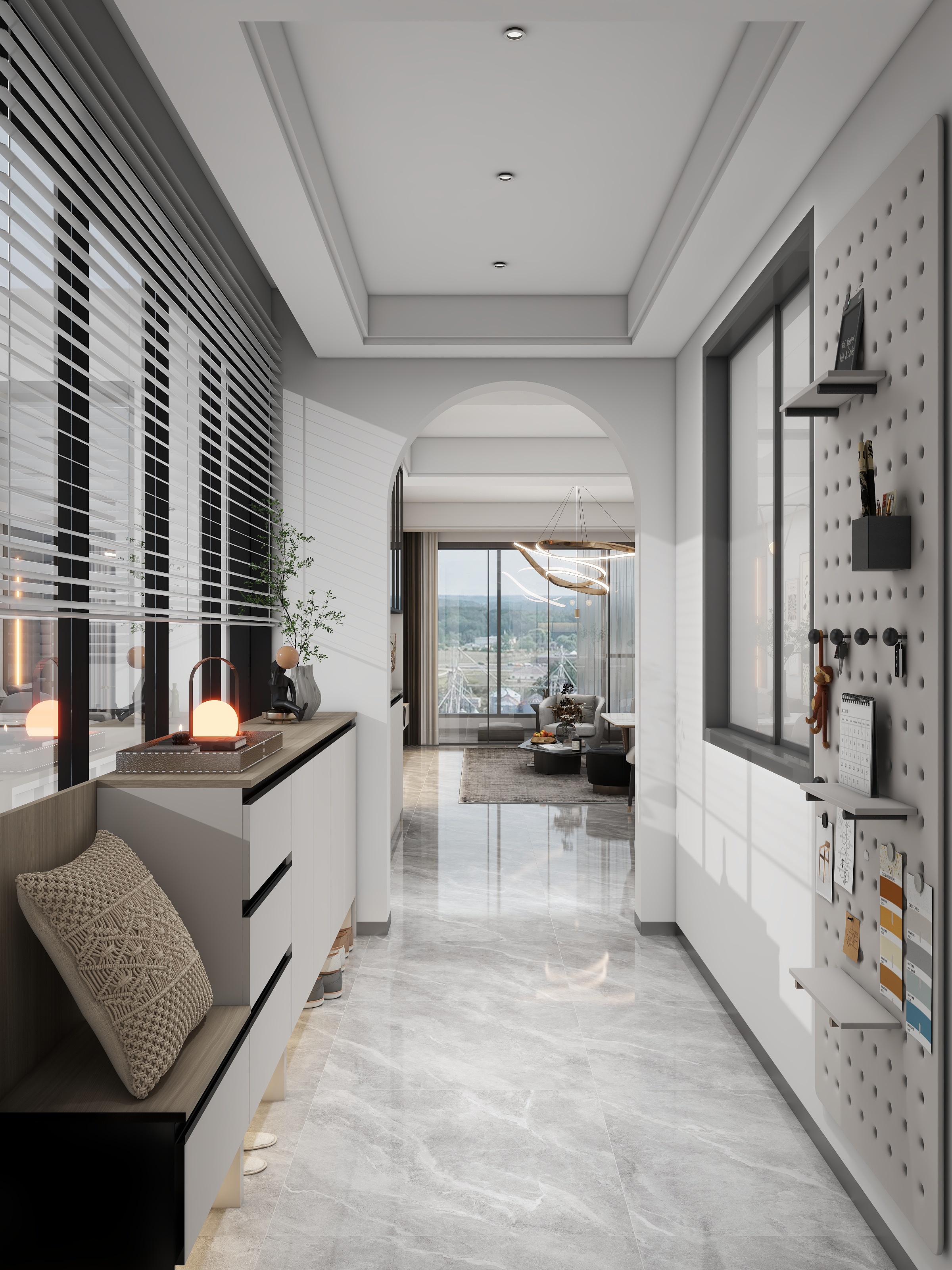 效果圖預覽-豪哥雅居 现代 灰色-装修设计方案