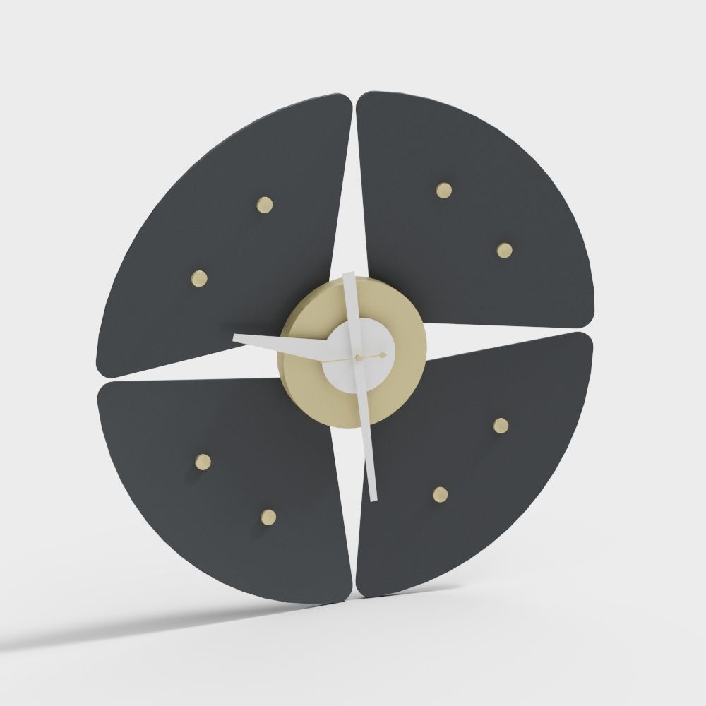 Vitra Wall_Clock-Petal_Clock3D模型