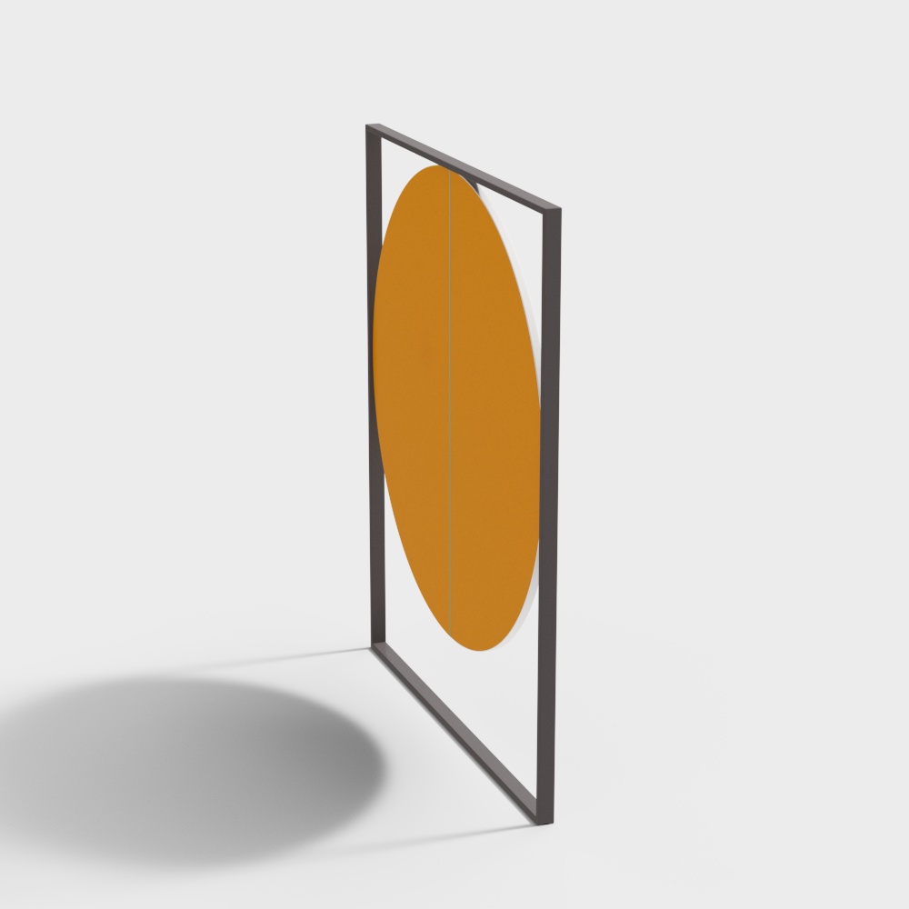 Arper_Parentesit_Freestanding_Big_Round_Panel_art_3D模型