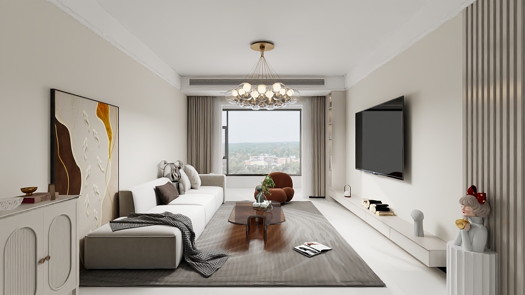 河南艺佳整装设计师徐梦瑶-美盛教育港湾-装修设计方案