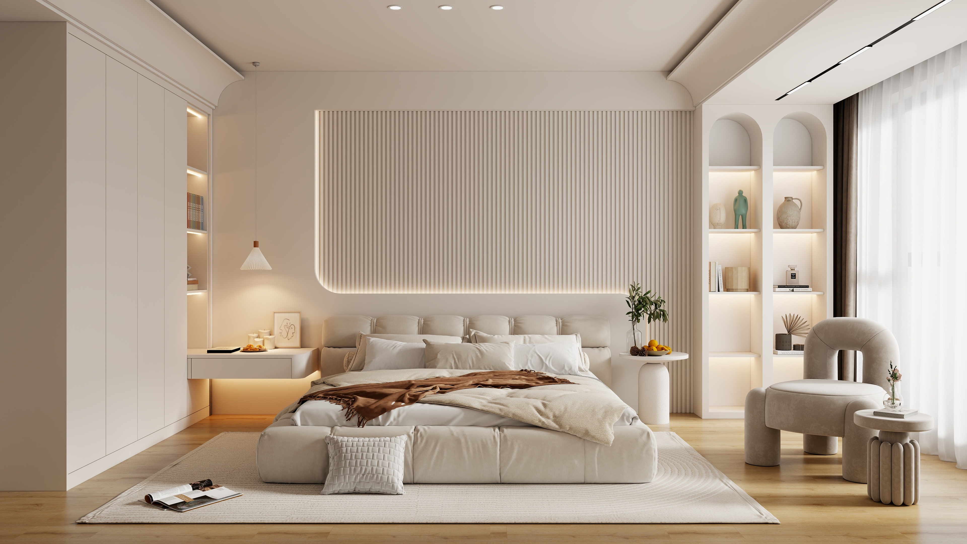 浣艺木语-6.26奶油主卧-副本-装修设计方案