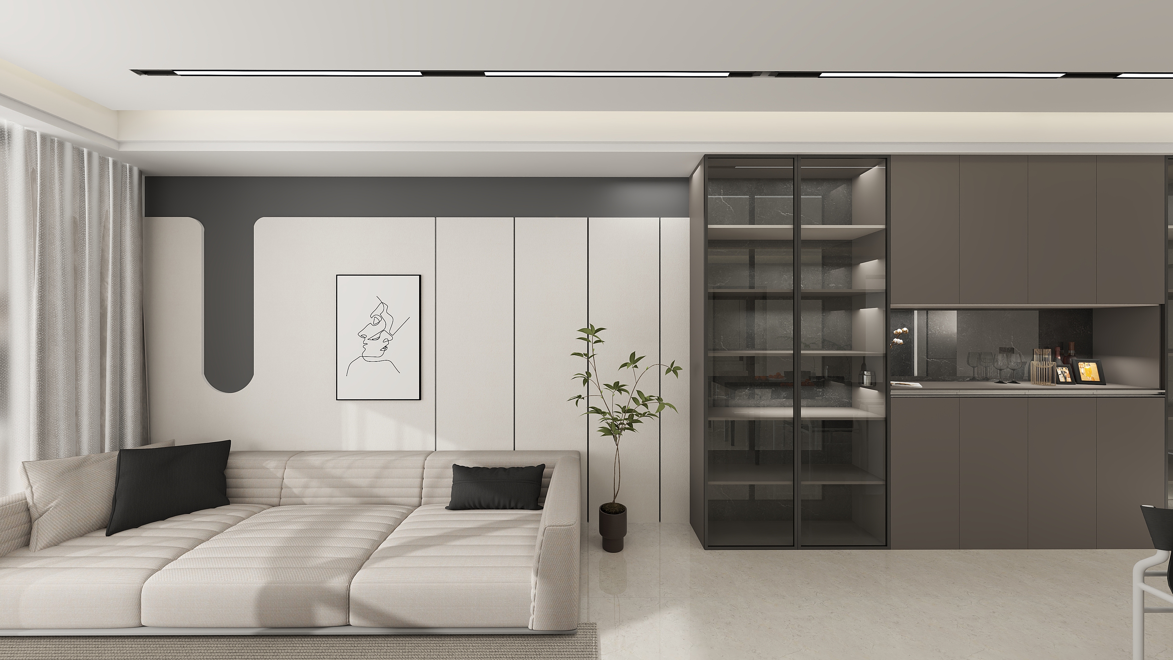 特猫头.-黑白灰-装修设计方案