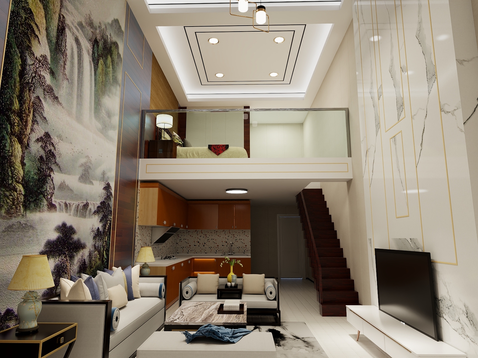 神鹰哥-47㎡1室-装修设计方案