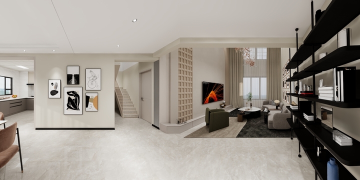 爱皱眉i-香墅嶺110-装修设计方案