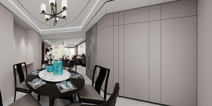 济阳固诺-绿城梧桐郡小区170户型-装修设计方案